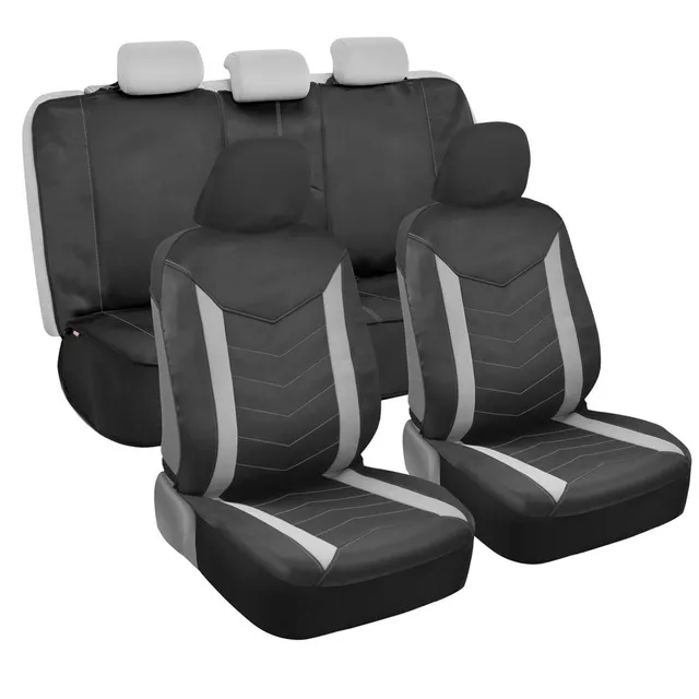 motor-trend-spillguard-waterproof-car-seat-covers-full-set-with-split-rear-bench image 1