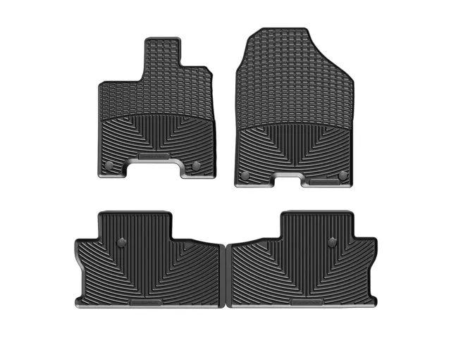 weathertech-all-weather-floor-mats-for-honda-ridgeline-2017-2026-1st-2nd-row-bla image 1