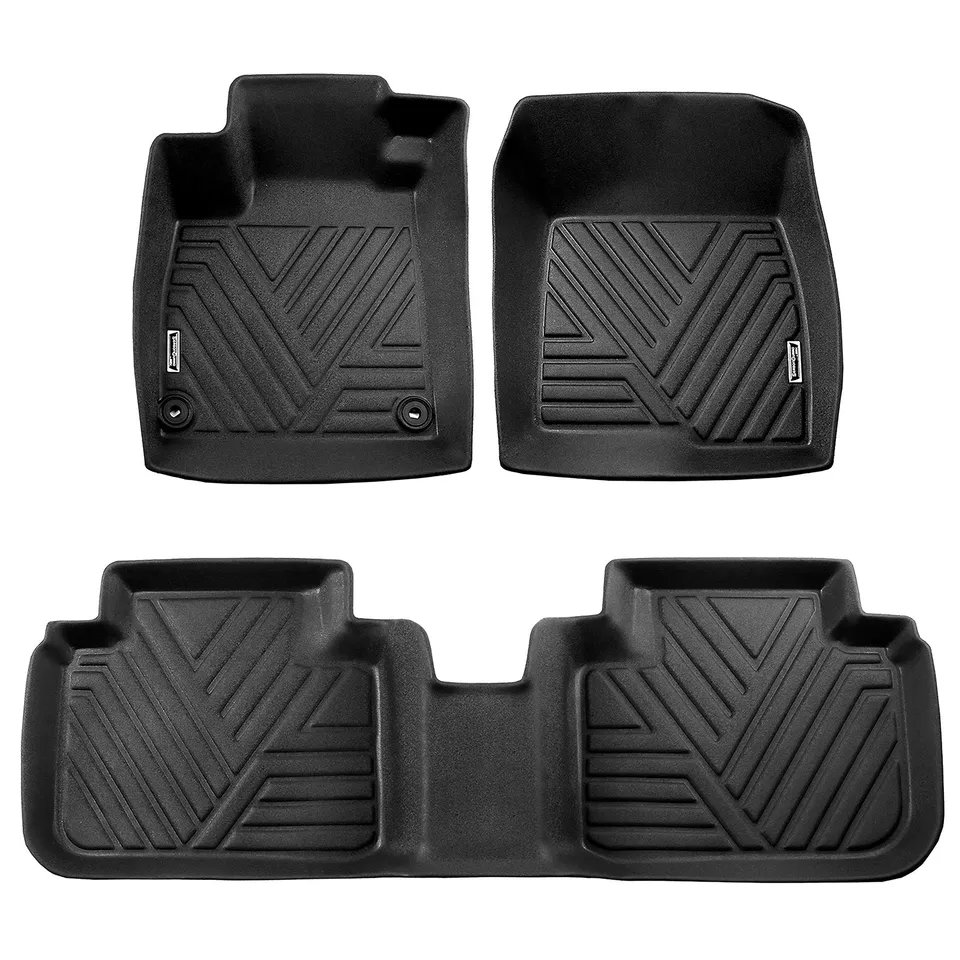 leader-accessories-3d-floor-mat-liner-for-honda-accord-2018-2020-front-and-rear- image 1