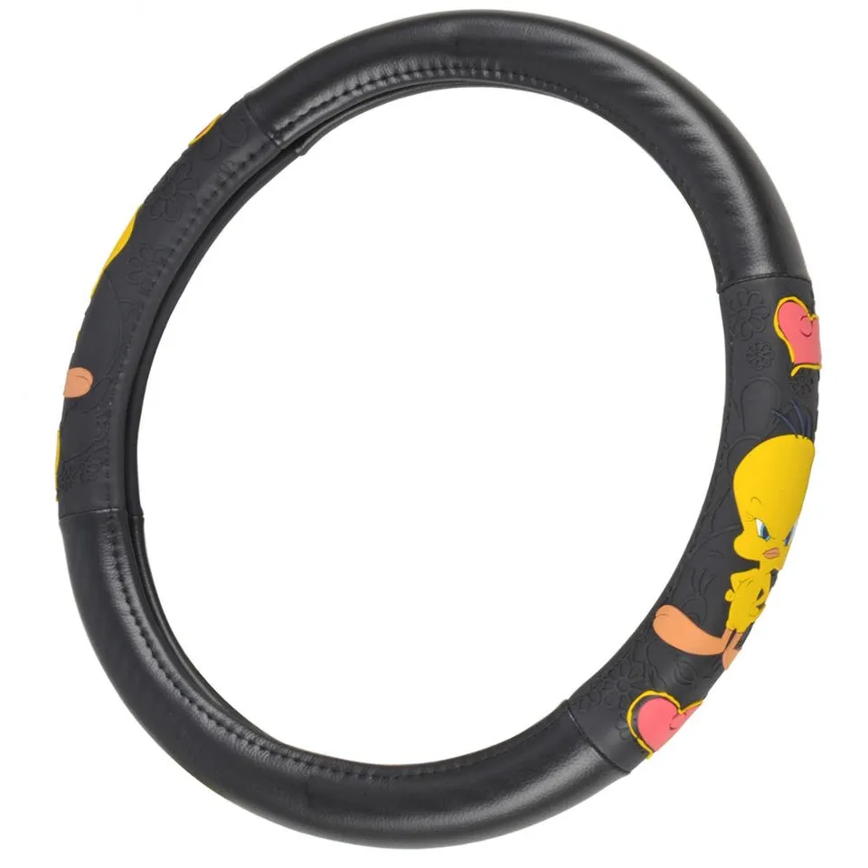 bdk-universal-fit-warner-brothers-tweety-steering-wheel-cover image 1