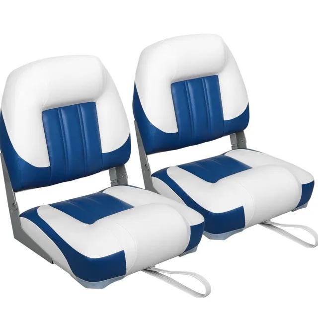leader-accessories-elite-high-back-folding-boat-seat-2-seats image 1