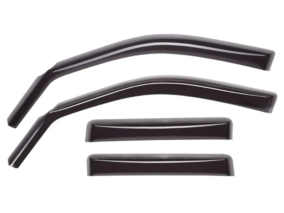 weathertech-side-window-deflectors-for-ford-f-150-f-250-f-350-f-450-crew-cab-fro image 1