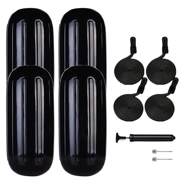 leader-accessories-hole-through-middle-ribbed-boat-fender-4-pack-26-x-10-uv-resi image 1