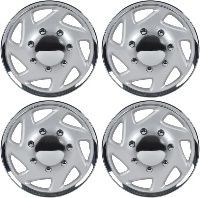 bdk-4-pack-premium-16-wheel-rim-cover-hubcaps-oem-style-snap-on-for-ford-e150-e2 image 1