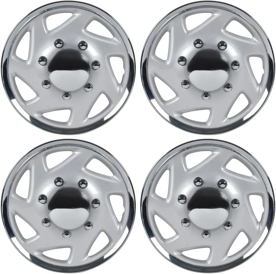 bdk-4-pack-premium-16-wheel-rim-cover-hubcaps-oem-style-snap-on-for-ford-e150-e2 image 1