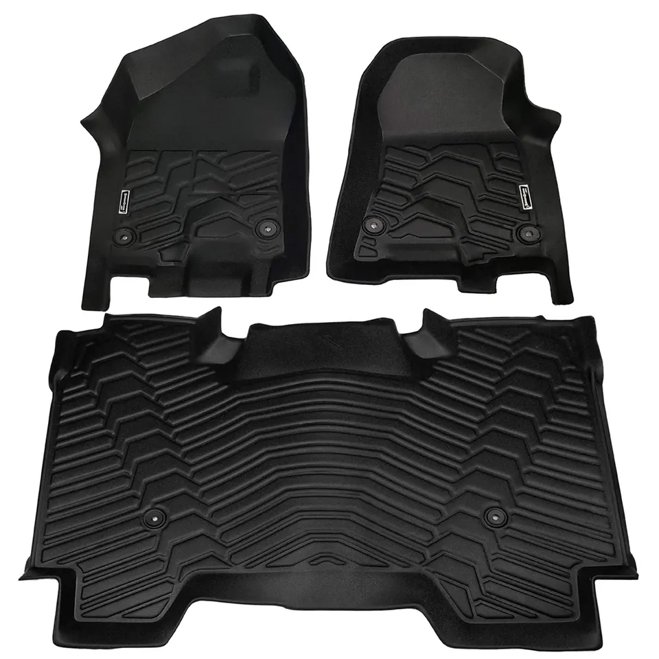 leader-accessories-floor-mat-liner-for-dodge-ram-1500-crew-cab-2019-2020-3-piece image 1