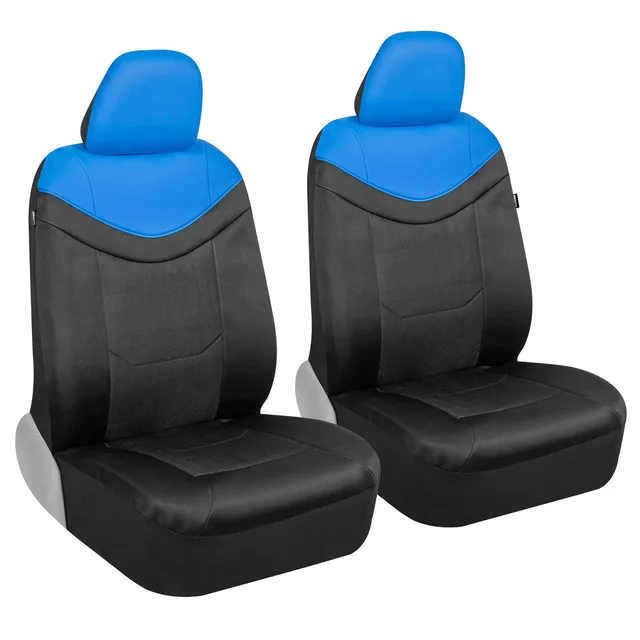 motor-trend-premium-luxesport-blue-car-seat-covers-for-front-seats-2-pack-airbag image 1