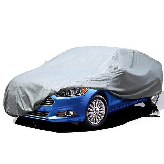 leader-accessories-basic-guard-universal-fit-sedan-car-cover-3-layer-non-woven-f image 1