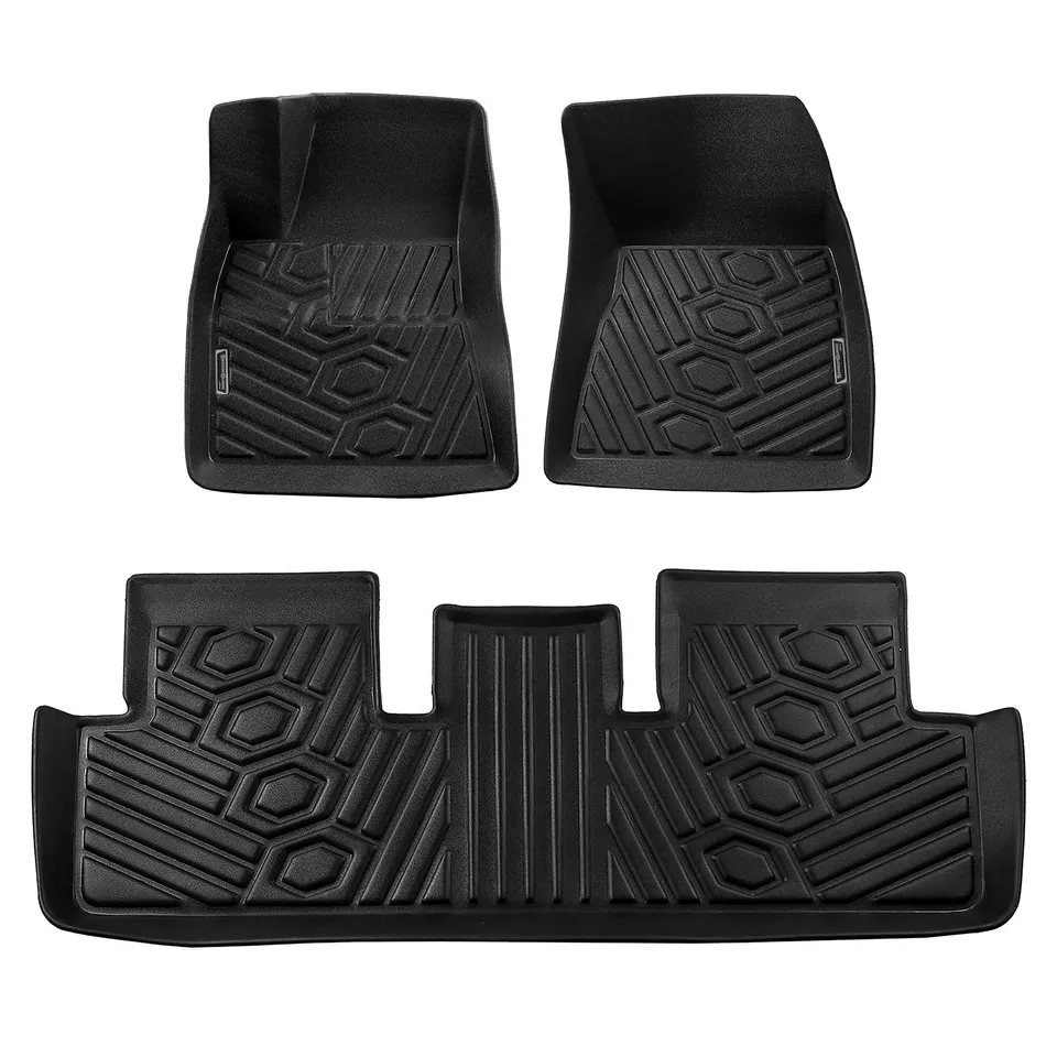 leader-accessories-season-guard-3d-floor-mat-liner-for-tesla-model-3-2017-2020-f image 1