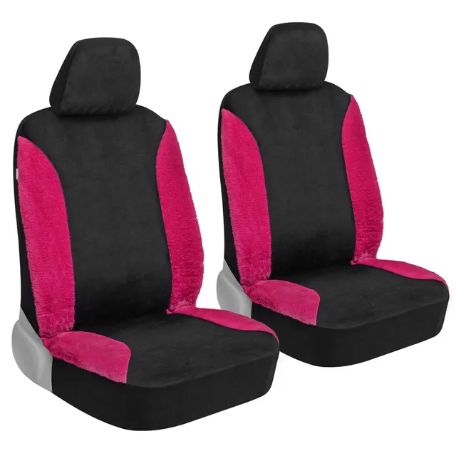 bdk-auto-sc-2414-hp-faux-wool-low-back-seat-covers-universal-sideless-front-seat image 1