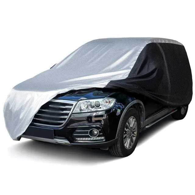 leader-accessories-luxury-carbon-fiber-all-weather-suv-cover-alumisoft-cotton-wa image 1