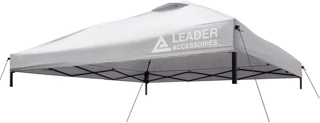 leader-accessories-straight-wall-gazebo-top-replacement-10x10-ft-210d-polyester- image 1