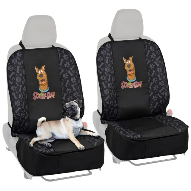 bdk-scooby-doo-waterproof-car-seat-covers-for-dogs-2-pack-front-seats-heavy-duty image 1
