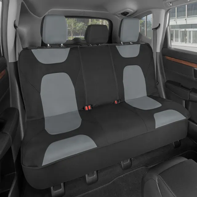 motor-trend-aquashield-waterproof-gray-rear-split-bench-seat-cover-for-60-40-sea image 1