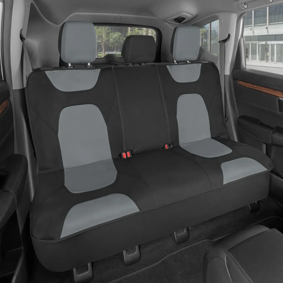 motor-trend-aquashield-waterproof-gray-rear-split-bench-seat-cover-for-60-40-sea image 1
