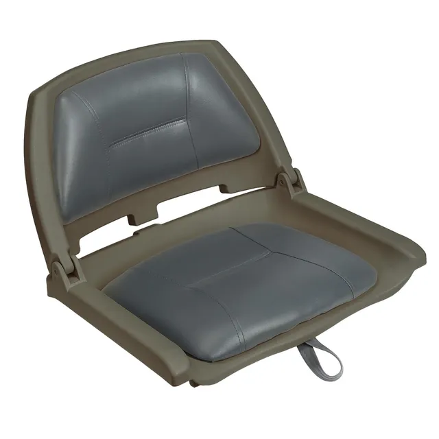 leader-accessories-folding-molded-padded-boat-seat-comfortable-fishing-seat-with image 1