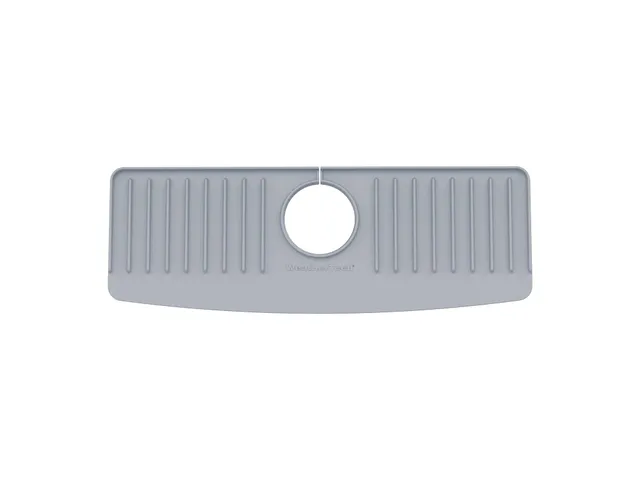 weathertech-faucetmat-light-grey-pebble-countertop-protector-for-kitchen-bathroo image 1