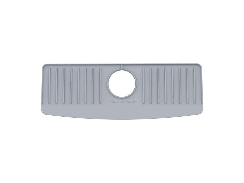 weathertech-faucetmat-light-grey-pebble-countertop-protector-for-kitchen-bathroo image 1