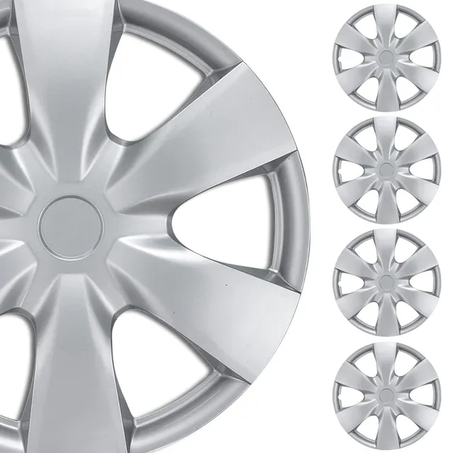 bdk-15-inch-wheel-rim-cover-hubcaps-4-pack-oem-style-snap-on-for-steel-rims-adju image 1