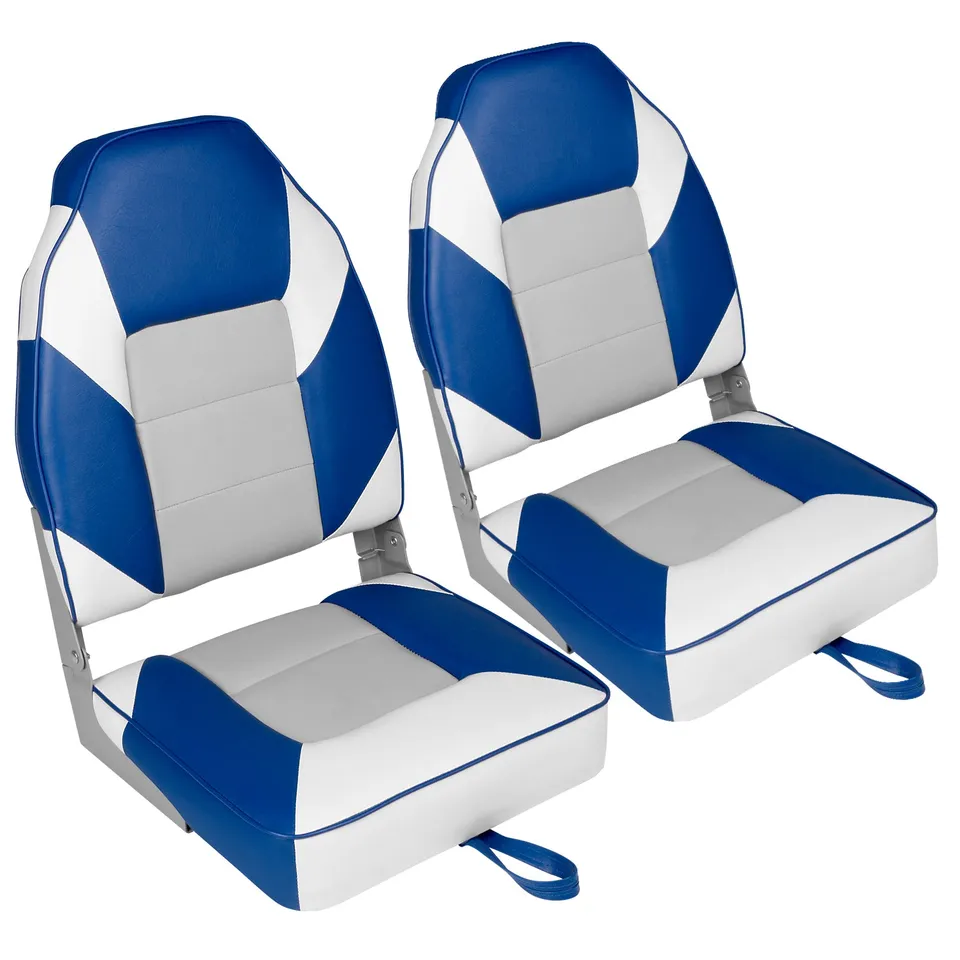 leader-accessories-high-back-fold-down-fishing-boat-seats-2-seats-marine-vinyl-u image 1