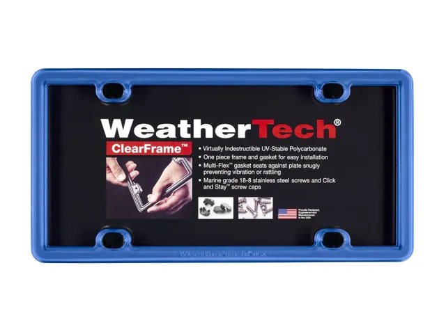 weathertech-clearframe-license-plate-frame-baby-blue-impact-resistant-polymer-st image 1