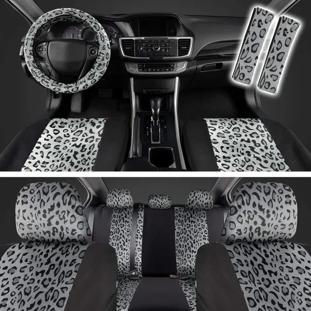 bdk-carxs-leopard-print-car-seat-covers-full-set-with-matching-seat-belt-pads-an image 1