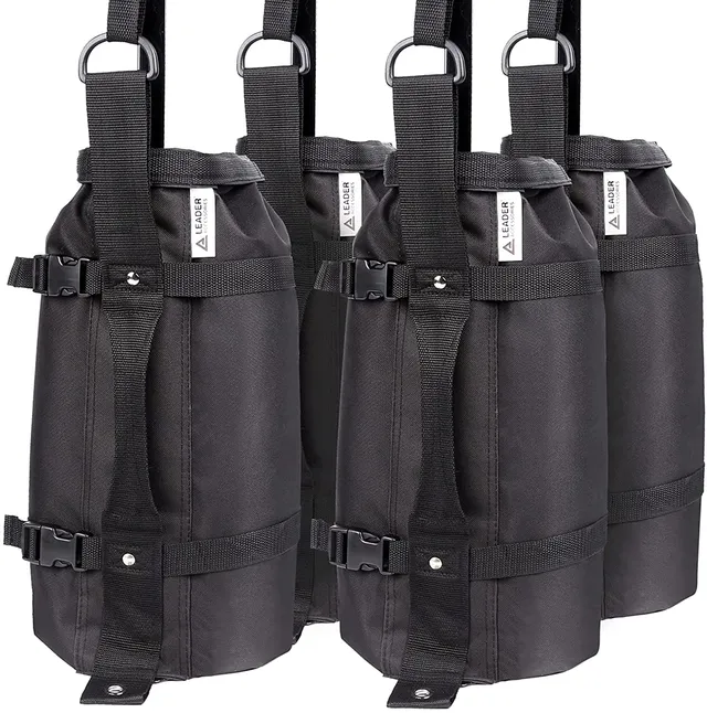leader-accessories-canopy-weight-sand-bags-4-pack-600d-oxford-with-strap-buckle- image 1