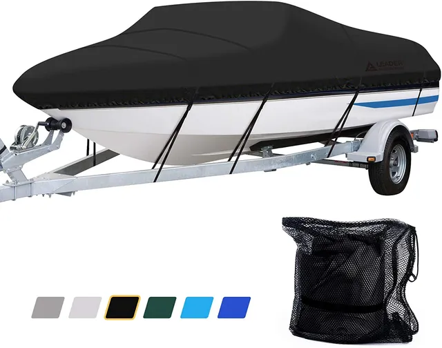 leader-accessories-600d-waterproof-trailerable-runabout-boat-cover-full-size image 1