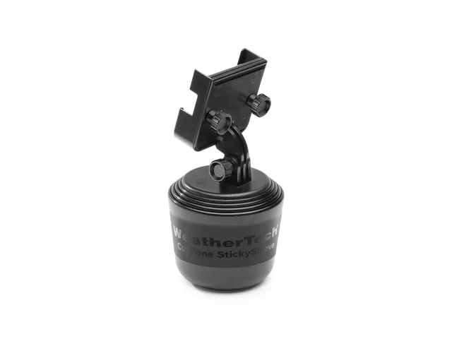 weathertech-cupfone-two-view-adjustable-universal-cup-holder-phone-mount-for-car image 1