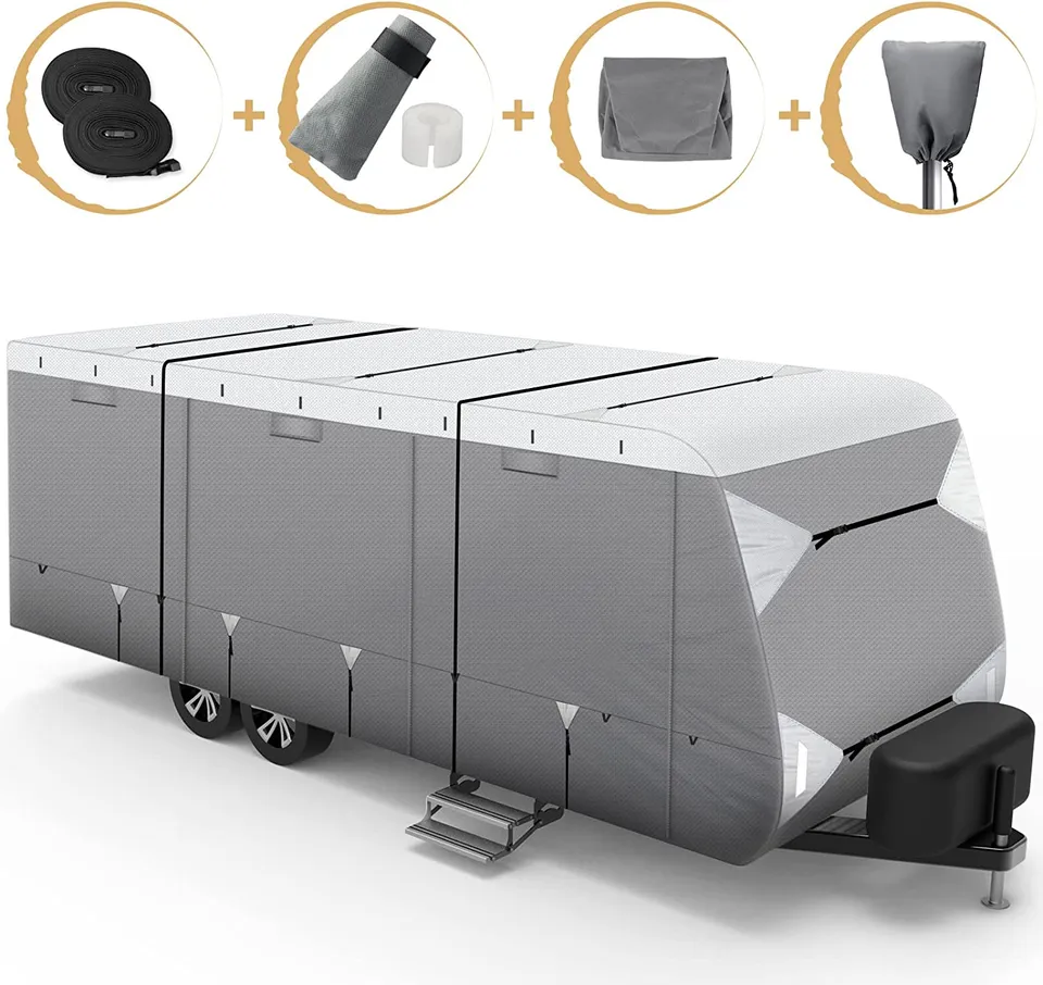 leader-accessories-travel-trailer-rv-cover-with-tear-resistant-aluminum-film-top image 1