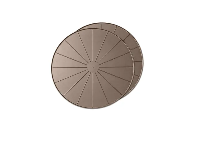 weathertech-21-project-mats-coasters-2-pack-tan-non-skid-surface-protectors image 1