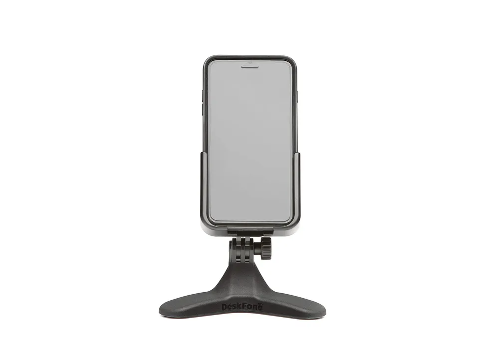 weathertech-deskfone-universal-desktop-cell-phone-holder-adjustable-made-in-usa image 1