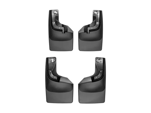 weathertech-custom-no-drill-splash-guards-mudflaps-for-ford-super-duty-front-rea image 1