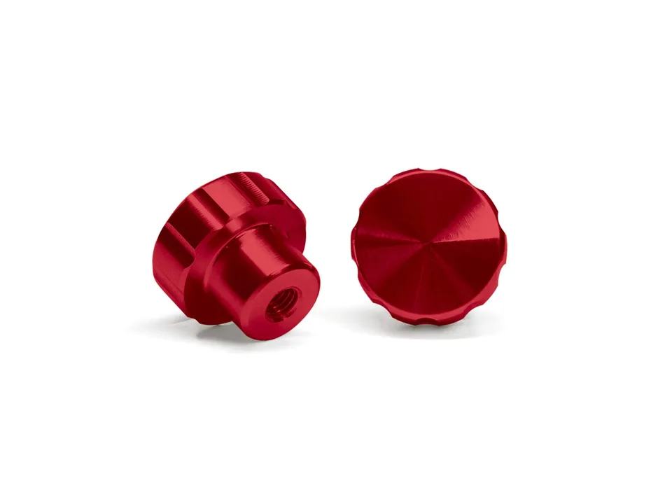 weathertech-2-pack-of-solid-billet-aluminum-knobs-for-cupfone-red image 1