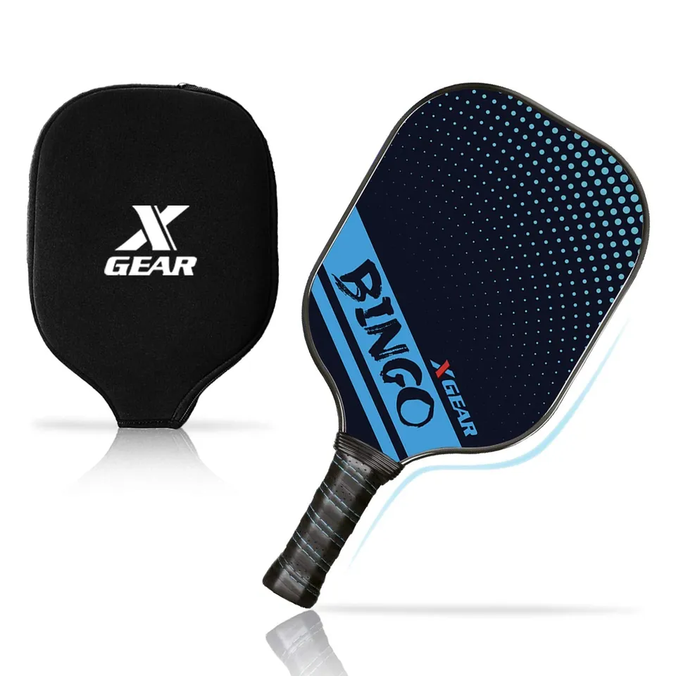 leader-accessories-lightweight-graphite-pickleball-paddle-set-bingo image 1
