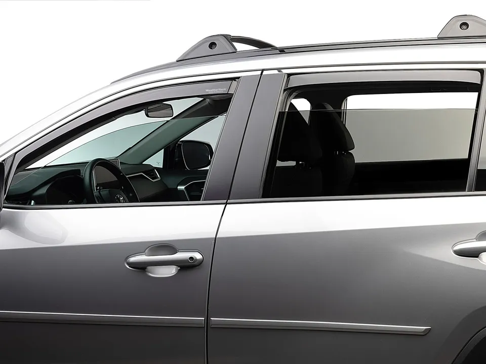 weathertech-19-24-toyota-rav4-front-rear-side-window-deflectors-dark-tint-in-cha image 1