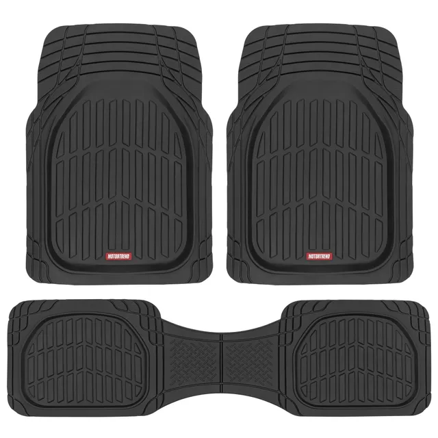 motor-trend-flextough-deep-dish-all-weather-floor-mats-black-trim-to-fit-univers image 1
