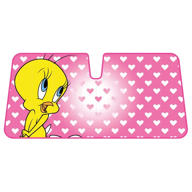bdk-tweety-bird-officially-licensed-jumbo-accordion-folding-windshield-sun-shade image 1