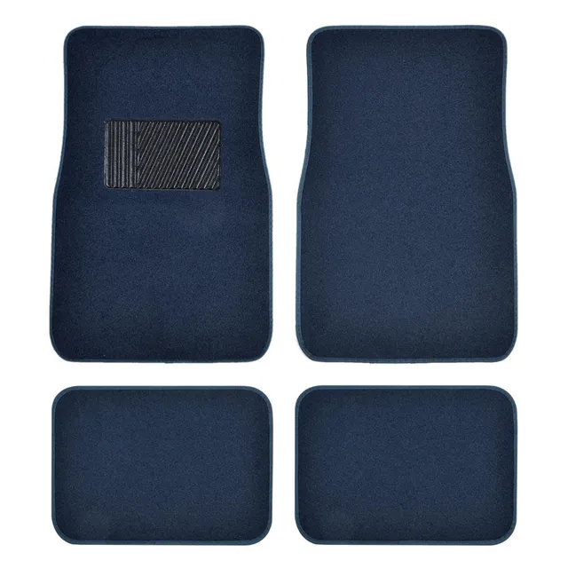 bdk-premium-blue-carpet-floor-mats-for-cars-universal-fit-4-piece-set-with-vinyl image 1