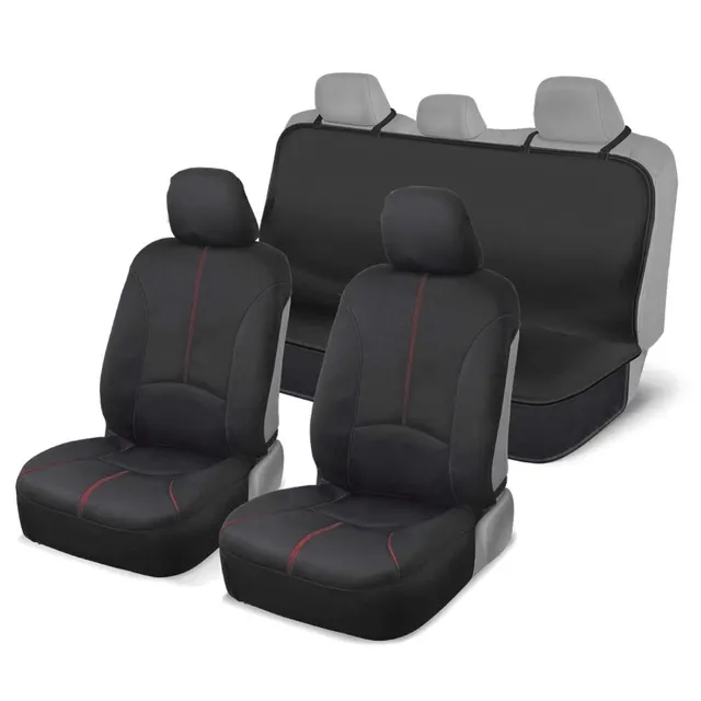 motor-trend-spillguard-waterproof-neoprene-seat-cover-set-front-and-rear image 1
