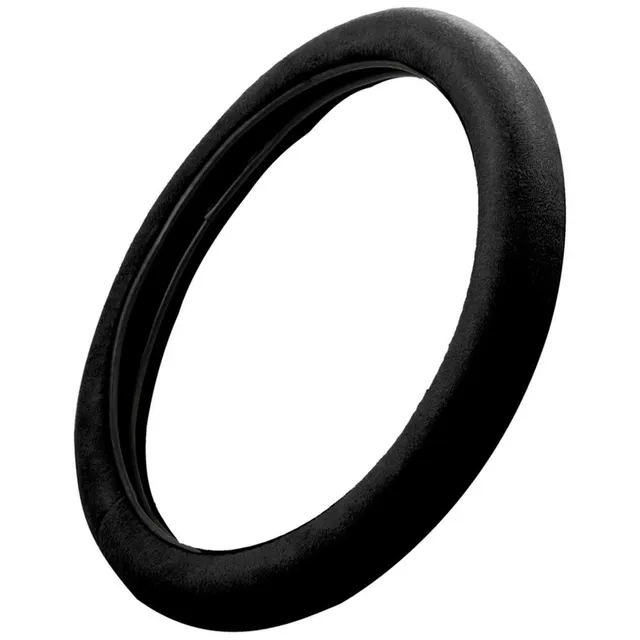 bdk-ergonomic-leather-grip-steering-wheel-cover-with-plush-memory-foam-black-fit image 1