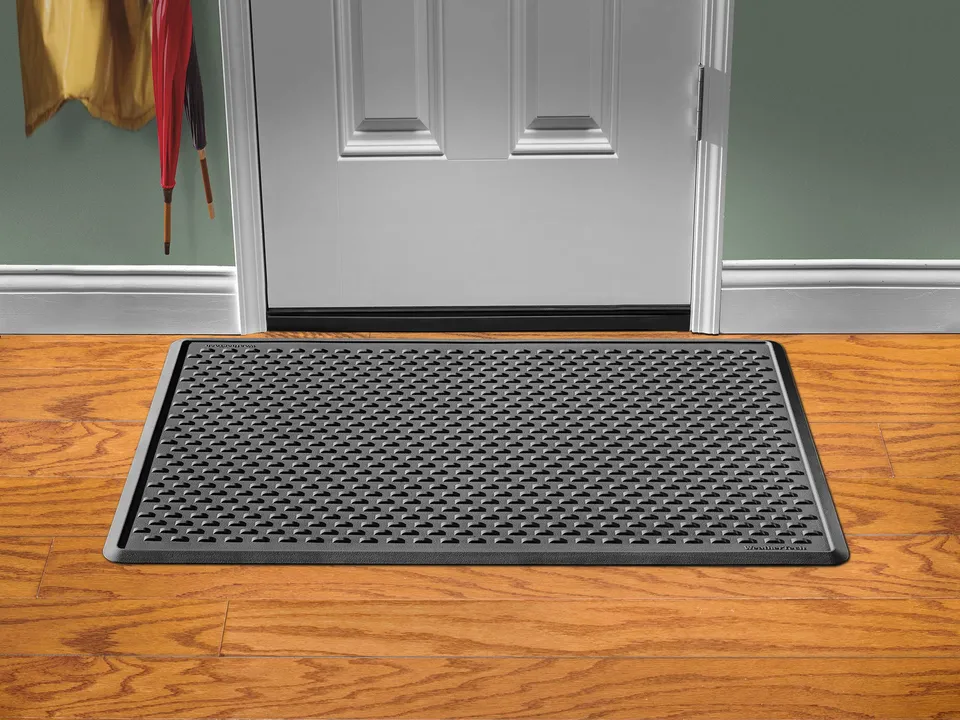 weathertech-indoormat-30-x48-black-durable-spill-proof-mat-for-home-and-business image 1