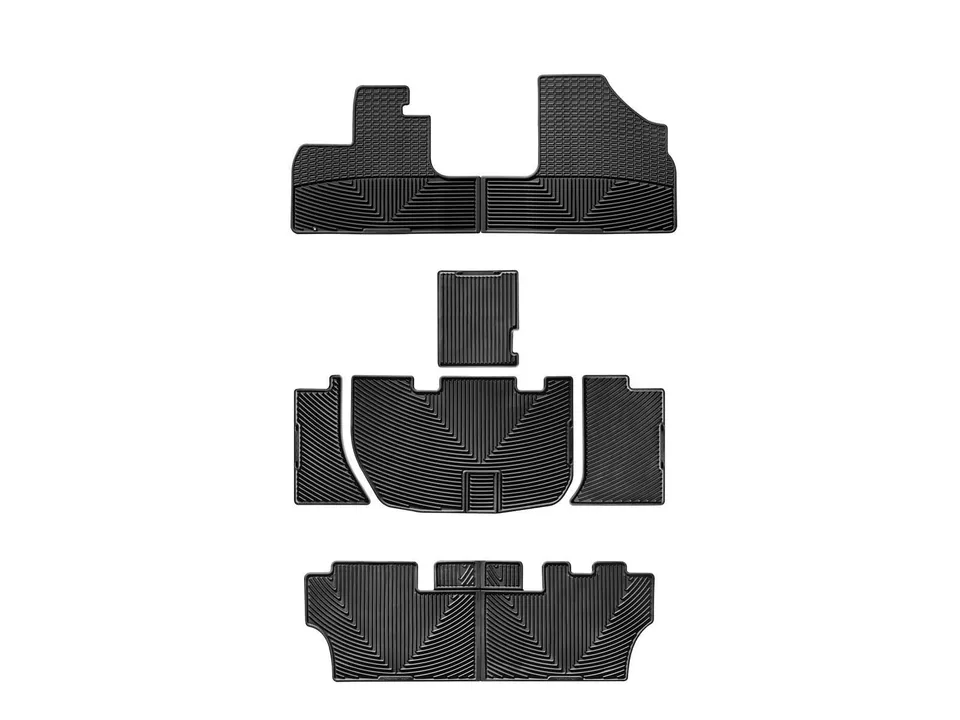 weathertech-all-weather-floor-mats-for-honda-odyssey-full-set-w48-w159-w160-blac image 1