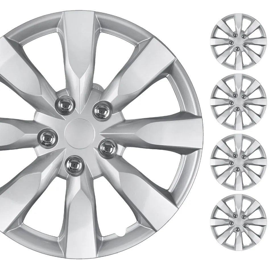 bdk-16-snap-on-hubcaps-with-metal-retention-rings-set-of-4-oem-replacement-for-s image 1