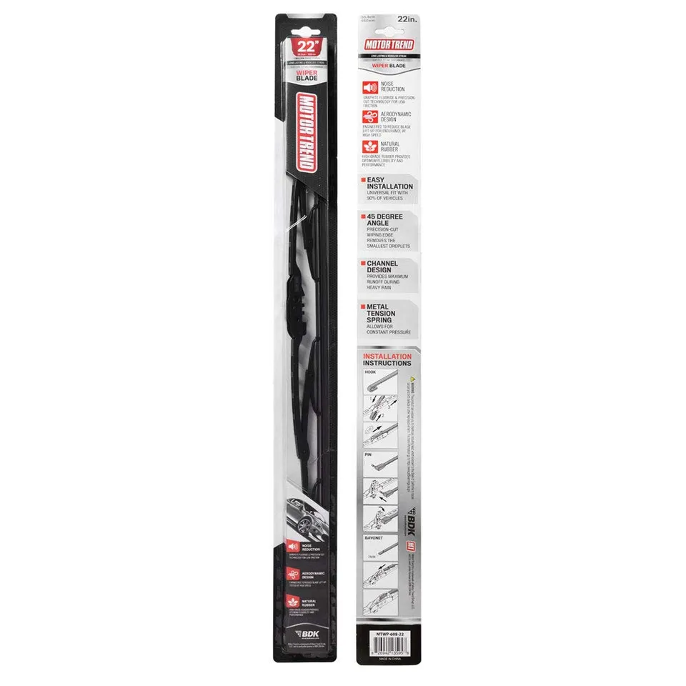 motor-trend-precision-22-inch-wiper-blade-aerodynamic-silent-streak-free-1-pack image 1