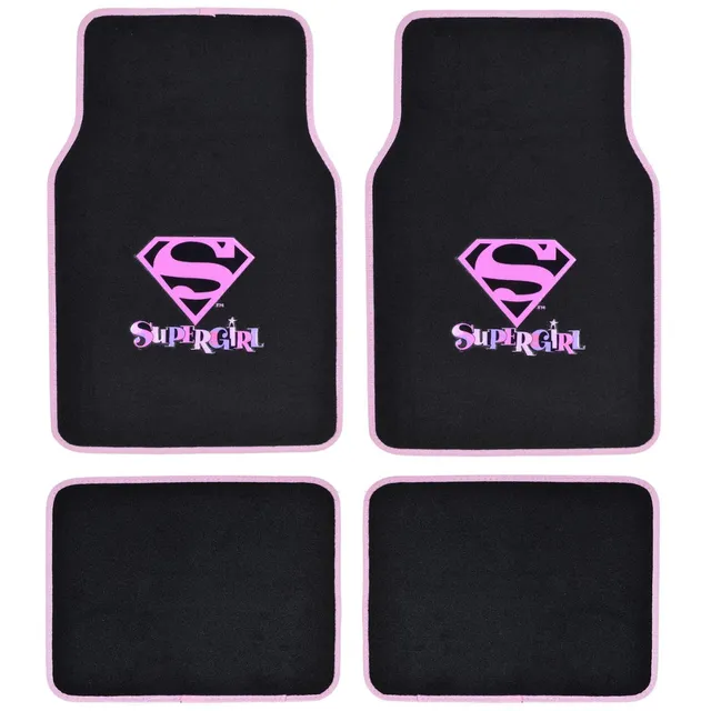 bdk-warner-bros-dc-comics-super-girl-classic-licensed-carpet-floor-mats-universa image 1