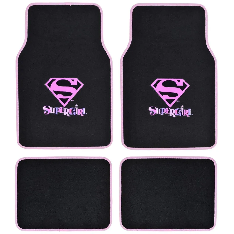 bdk-warner-bros-dc-comics-super-girl-classic-licensed-carpet-floor-mats-universa image 1