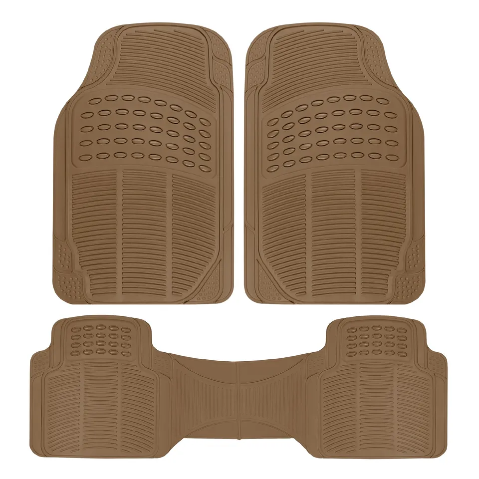 bdk-proliner-3-piece-all-weather-rubber-car-floor-mats-for-cars-trucks-suvs-univ image 1