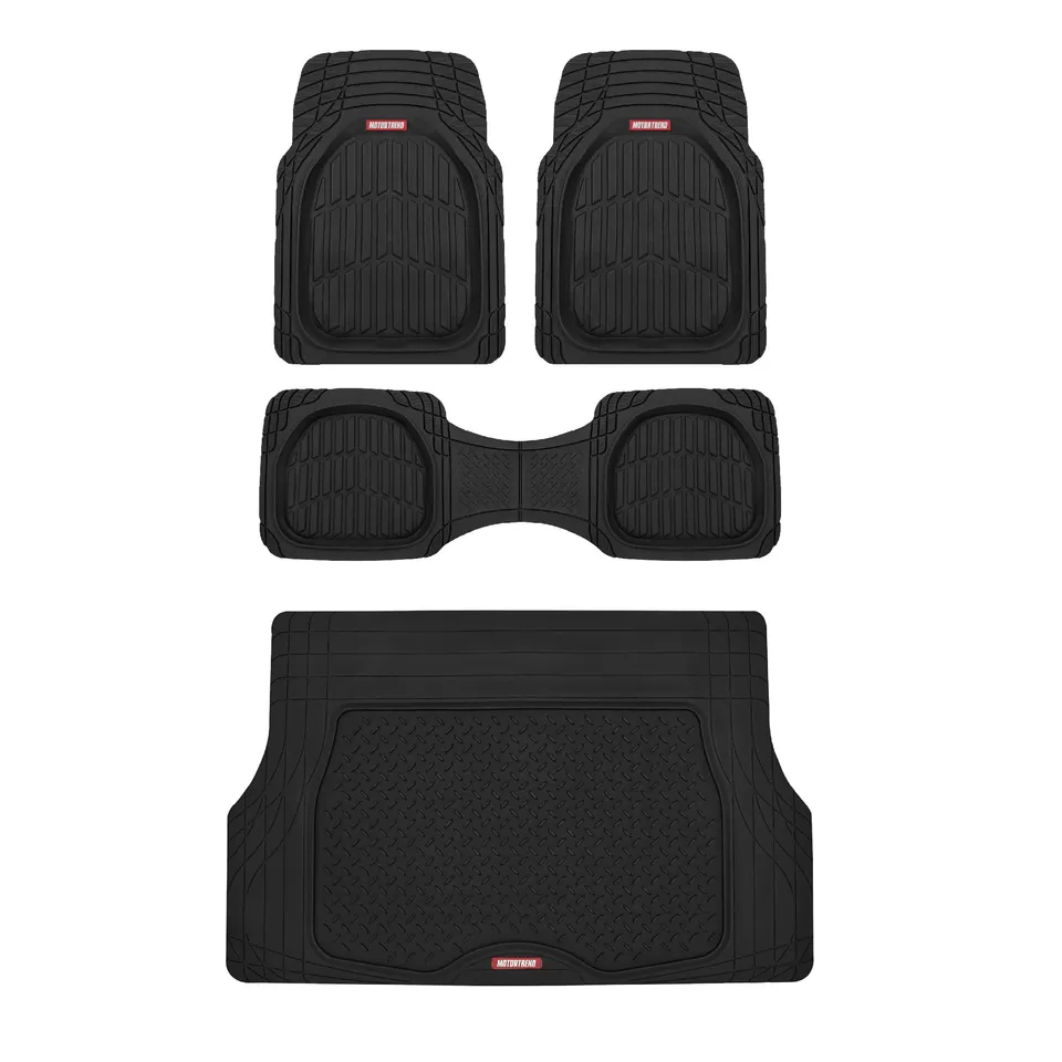 motor-trend-flextough-4-piece-heavy-duty-floor-mats-for-cars-trucks-suvs-deep-di image 1