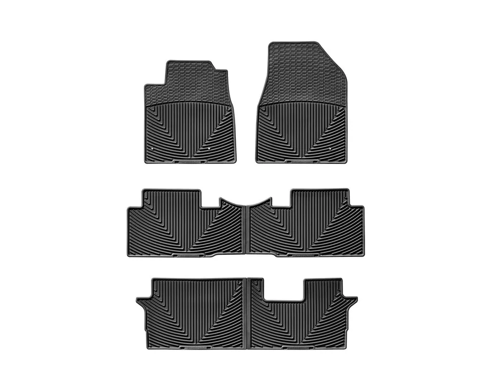 weathertech-all-weather-floor-mats-for-honda-pilot-full-set-wthb148152153-black image 1